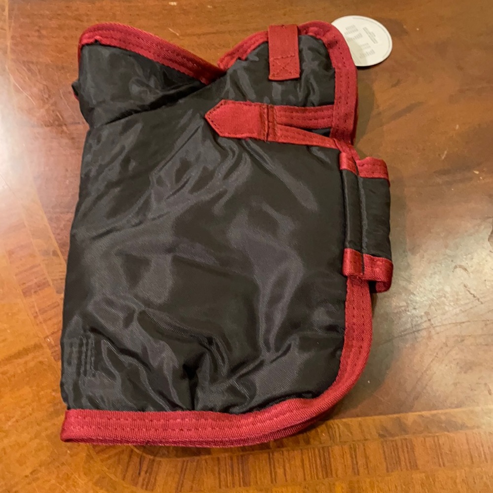 Fashion Pet small black red windbreaker NWT